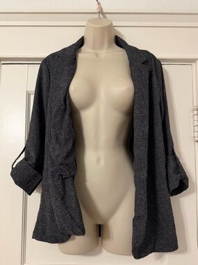 Forever 21 Grey Knit Casual Blazer